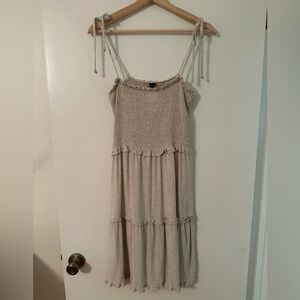 Wild Fable Tan Tiered Sundress